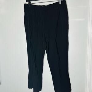 3.1 PHILLIP LIM Women's Black Trouser Style Crepe Pleated Pants Size 6